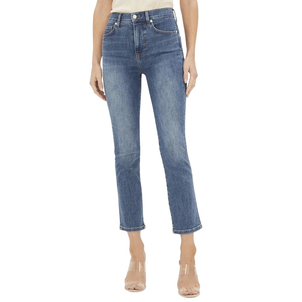 Veronica Beard (28) Carly Kick Flare High-Rise Jeans Sienna Medium Wash